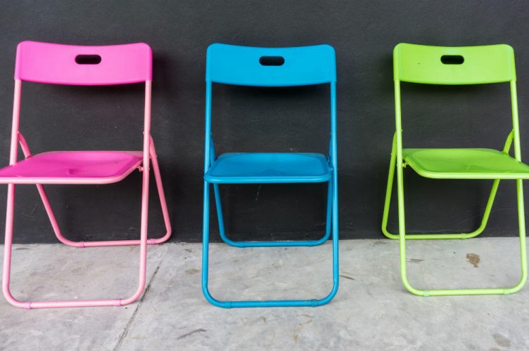 How To Cover Folding Chairs Inexpensively Open Backyard