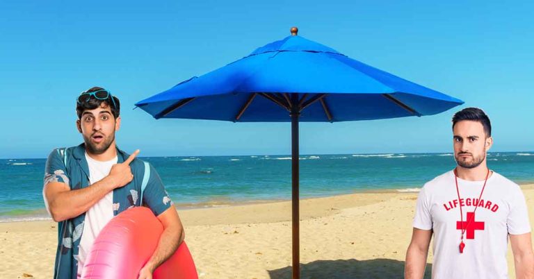 Can You Use a Patio Umbrella at the Beach?