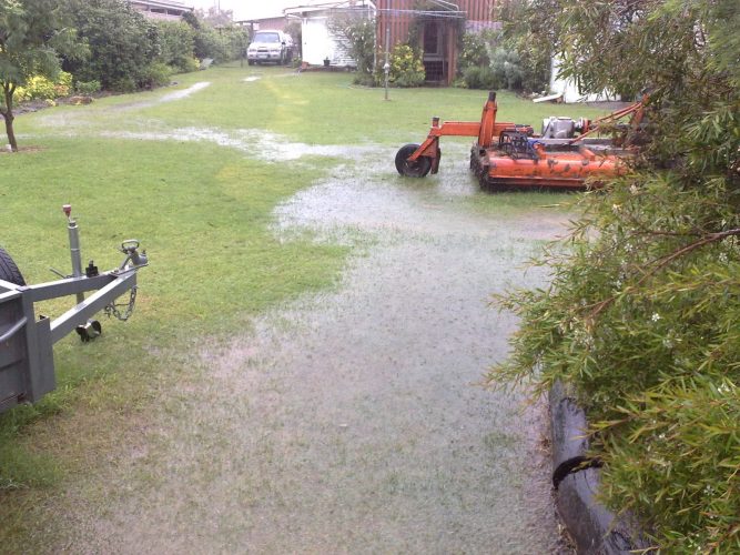 How To Soak Up Water In The Backyard?